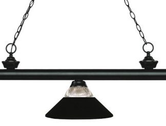 Z-Lite 200-3-RMB Riviera 3 Light Island/Billiard Chandelier - Matte Black