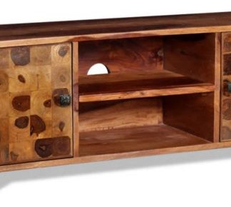 Vidaxl Tv Cabinet Solid Sheesham Wood 47.2"x11.8"x15.7"