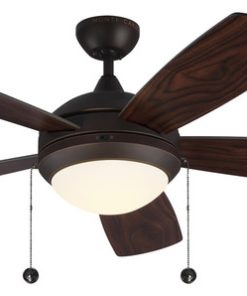 52" Discus Classic Ceiling Fan, Roman Bronze
