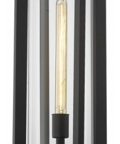 Z-Lite 586PHBS-SQPM-BK Glenwood - 22.5 Inch 1 Light Outdoor Square Pier Mount
