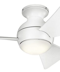 34" Sola Fan LED, Matte White