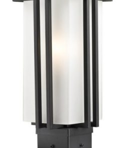 Z-Lite 550PHM-SQPM-ORBZ Abbey - One Light Pier Mount
