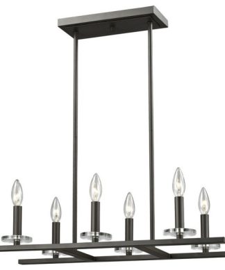 Z-Lite 2010-6L-BN Verona - 4.5" Six Light Pendant