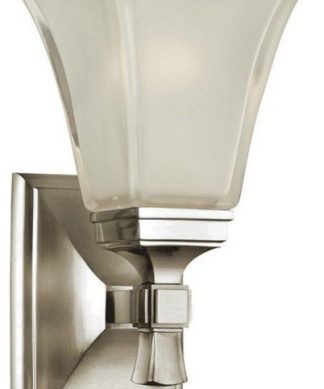 1 Light Bath Vanity - 5.5 Inches Wide by 10.75 Inches High Polished Nickel