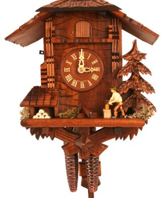 Wood Chopper Engstler Weight-Driven Cuckoo Clock- Full Size