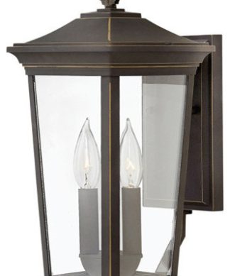 Wall Sconce 2-Light With Oil Rubbed Bronze Aluminum Candelabra 8", 120W