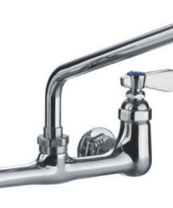 Whitehaus Kitchen Utility Faucet With Polished Chrome Finish WHFS9814-08-C