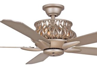 Wind River WR1431 Estela 52" 5 Blade Hanging Indoor Ceiling Fan - Iced Gold