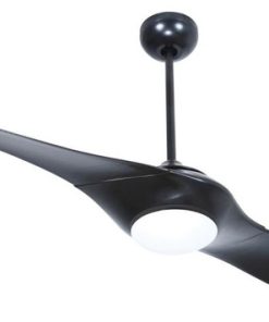 54" Vogue Ceiling Fan, Flat Black