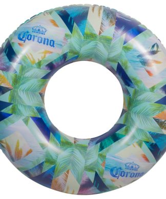 36" Inflatable Corona Palm Trees Swimming Pool Tube Ring