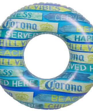 36" Inflatable Corona Signage Swimming Pool Tube Ring