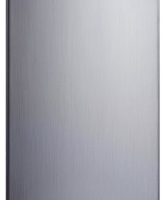 3.5-Cu. Ft. Refrigerator With Full-Width Freezer Compartment, Stainless Door