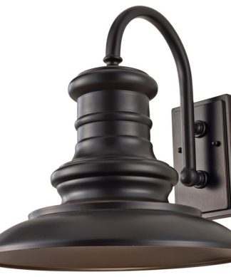 1-Light Outdoor Lantern, Restoration Bronze