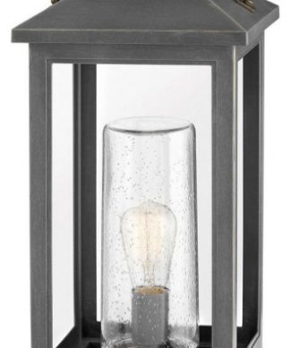 1 Light Medium Outdoor Low Voltage Pier Mount Ash Bronze E26 Medium 1 Light