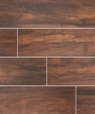 10 sq. ft. of 6x24 Botanica Teak Glazed