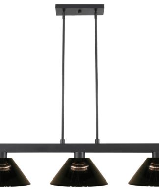 Z-Lite 152MB-ARS Three Light Billiard Light Cobalt Matte Black