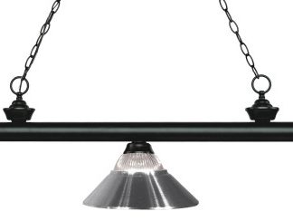 Z-Lite 3 Light Billiard Light, Matte Black, 200-3MB-RCH