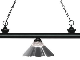 Z-Lite 200-3MB-RCH Three Light Billiard Light Riviera Matte Black